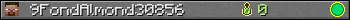 9FondAlmond30856 userbar 350x20