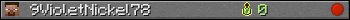 9VioletNickel78 userbar 350x20