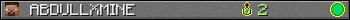 ABDULLXMINE userbar 350x20