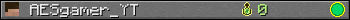 AESgamer_YT userbar 350x20