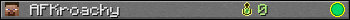 AFKroachy userbar 350x20