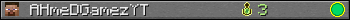 AHmeDGamezYT userbar 350x20