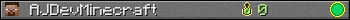 AJDevMinecraft userbar 350x20