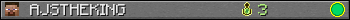 AJSTHEKING userbar 350x20