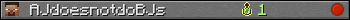 AJdoesnotdoBJs userbar 350x20