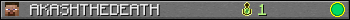 AKASHTHEDEATH userbar 350x20