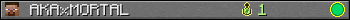 AKAxMORTAL userbar 350x20