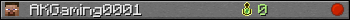 AKGaming0001 userbar 350x20