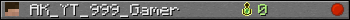 AK_YT_999_Gamer userbar 350x20