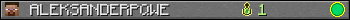 ALEKSANDERPQWE userbar 350x20