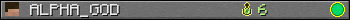 ALPHA_GOD userbar 350x20