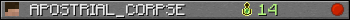 APOSTRIAL_CORPSE userbar 350x20