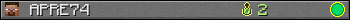 APRE74 userbar 350x20