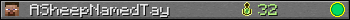 ASheepNamedTay userbar 350x20