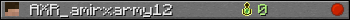 AXR_amirxarmy12 userbar 350x20