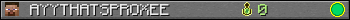 AYYTHATSPROXEE userbar 350x20