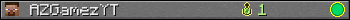 AZGamezYT userbar 350x20