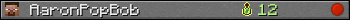 AaronPopBob userbar 350x20