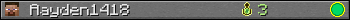 Aayden1418 userbar 350x20