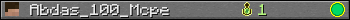 Юзербар 350x20 для Abdas_100_Mcpe