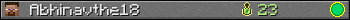 Abhinavthe18 userbar 350x20