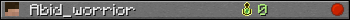 Abid_worrior userbar 350x20