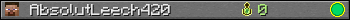 AbsolutLeech420 userbar 350x20