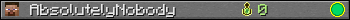 AbsolutelyNobody userbar 350x20