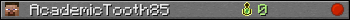 AcademicTooth85 userbar 350x20