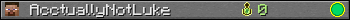 AcctuallyNotLuke userbar 350x20