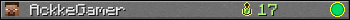 AckkeGamer userbar 350x20