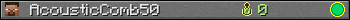 AcousticComb50 userbar 350x20