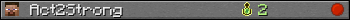 Act2Strong userbar 350x20