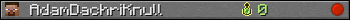 AdamDachriKnull userbar 350x20