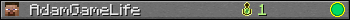 AdamGameLife userbar 350x20