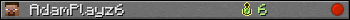 AdamPlayz6 userbar 350x20