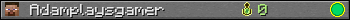 Adamplaysgamer userbar 350x20