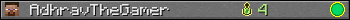 AdhravTheGamer userbar 350x20