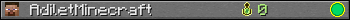 AdiletMinecraft userbar 350x20