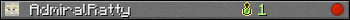 AdmiralRatty userbar 350x20