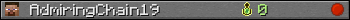 AdmiringChain19 userbar 350x20