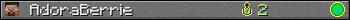 AdoraBerrie userbar 350x20