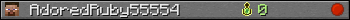 AdoredRuby55554 userbar 350x20