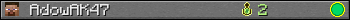 AdowAK47 userbar 350x20