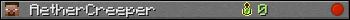 AetherCreeper userbar 350x20