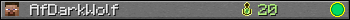 AfDarkWolf userbar 350x20