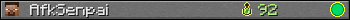 AfkSenpai userbar 350x20