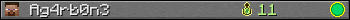 Ag4rb0n3 userbar 350x20