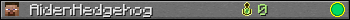 AidenHedgehog userbar 350x20