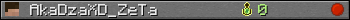 AkaDzaXD_ZeTa userbar 350x20